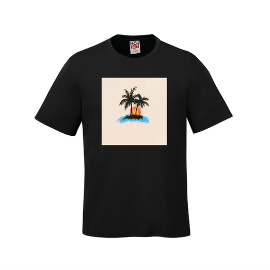 Sunset and Palm Tree's T-Shirt